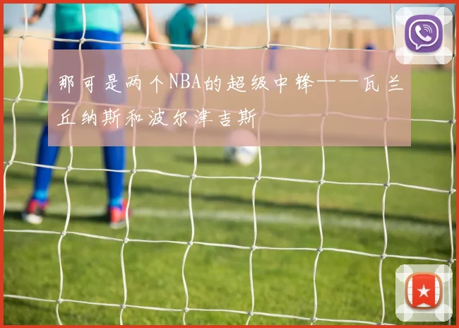 那可是两个NBA的超级中锋——瓦兰丘纳斯和波尔津吉斯